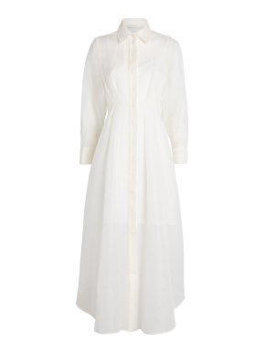 Zimmermann Linen-Silk Shirt Dress