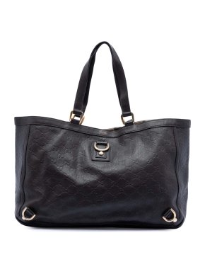 Gucci Brown Guccissima Abbey D Ring Tote