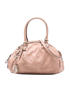 Gucci Blush Guccissima Sukey Satchel