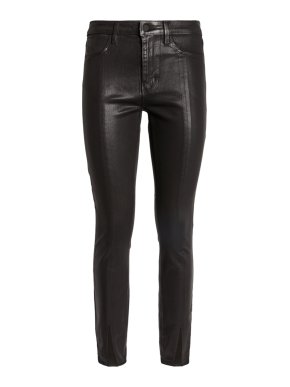 L'Aagence Jyothi Coated High-Rise Skinny Jeans