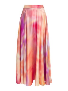 Roksanda Satin Ameera Midi Skirt