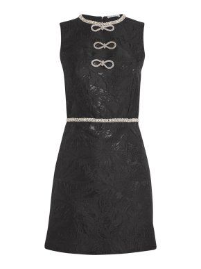 Alice+Olivia Embellished Ellis Mini Dress
