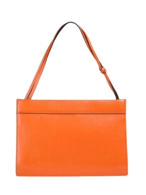 Wandler Orange Leather Shoulder Bag