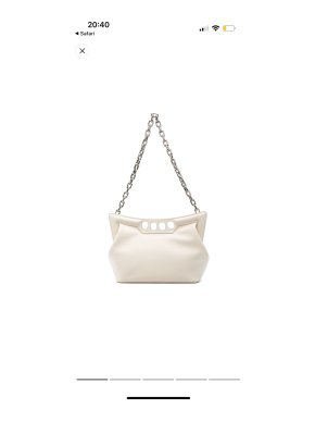Alexander McQueen Ivory Shoulder Bag