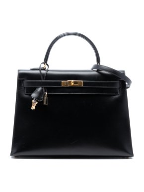 Hermes Box Calf Kelly Sellier 35