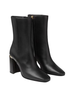 Jimmy Choo Black Leather Loren Boots