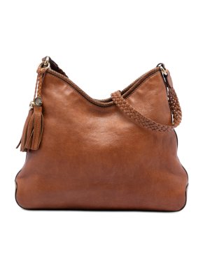 Gucci Tan Leather Marrakech Shoulder Bag