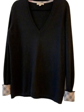 Burberry Black Cashmere Jumper