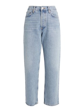 Agolde '90s Crop Mid-Rise Straight-Leg Jeans