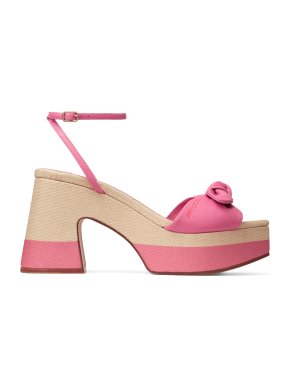 Jimmy Choo Ricia 95 Leather Platform Sandals