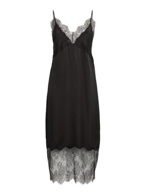 Anine Bing Amelie Silk Blend Midi Dress