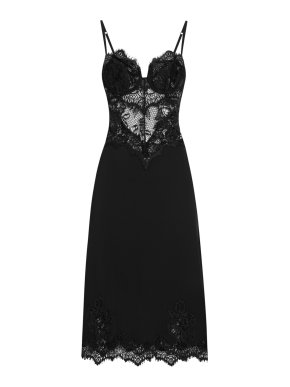 Dolce&Gabbana Silk-Blend Lace Midi Dress