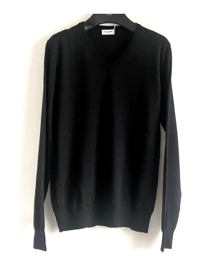 Saint Laurent Black Silk/Cashmere Jumper