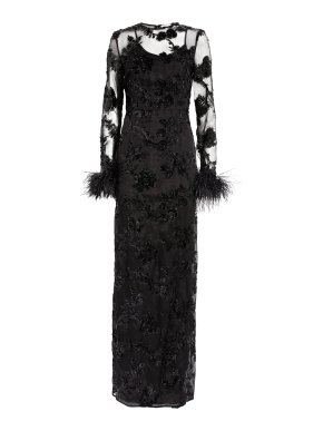 Erdem Malvina Embellished Silk Gown