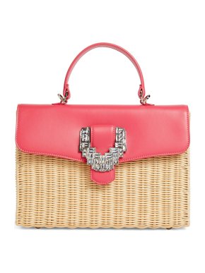 Rodo Paris Willow Woven Top-Handle Bag