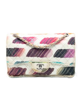 Chanel Jumbo Canvas Classic Colorama Single Flap