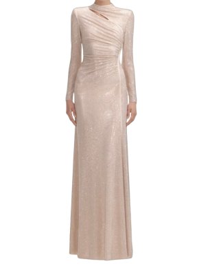 Self Portrait Gold Crystal Gown
