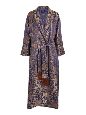 Daniel Hanson Silk Paisley-Jacquard Robe