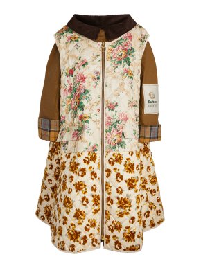 Erdem Floral-Print Cotton-Paneled Devoré-Velvet Coat