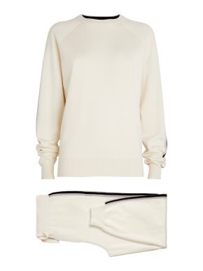 Olivia Von Halle  Silk-Cashmere Missy Tracksuit