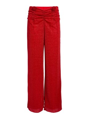 Oseree Red Roses Red Beach Pants