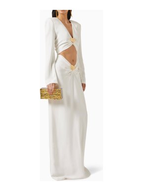 Rowen Rose Maxi Dress With Sun Jewels