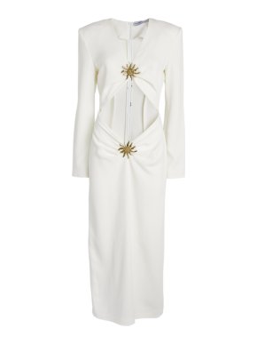 Rowen Rose Maxi Dress With Sun Jewels