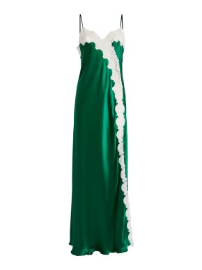 Loretta Caponi  Silk Nausica Long Nightdress
