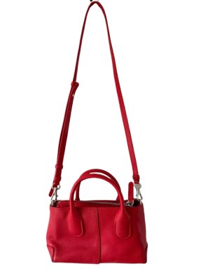 Tod's Red Calfskin Leather Bag