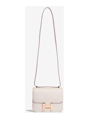 Hermes Craie Evercolour Leather Constance 18 with Rose Gold Hardware