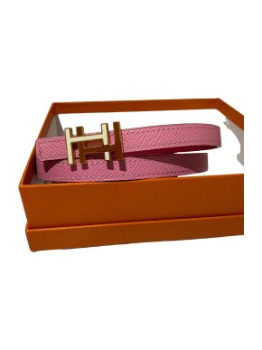 Hermes Reversible Thin Belt
