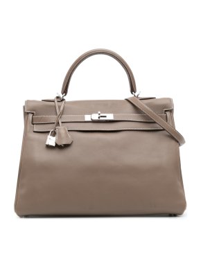 Hermes Etoupe Swift Kelly II Retourne 35