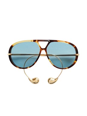 Bottega Veneta Drop Aviator Sunglasses