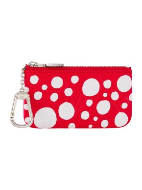 Louis Vuitton x Yayoi Kusama A Red Polka Dot Key Pouch
