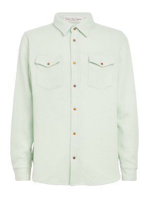 God's True Cashmere Long-Sleeved Cashmere Shirt