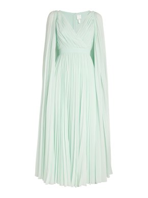 Huishan Zhang  Pleated Gown