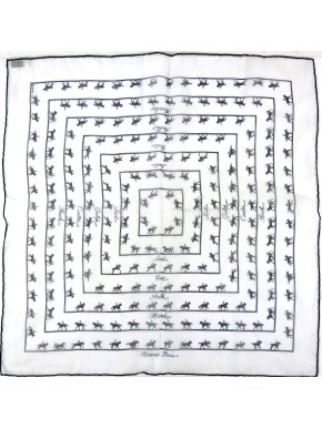 Hermes Les Allures Du Cheval Scarf 42cms