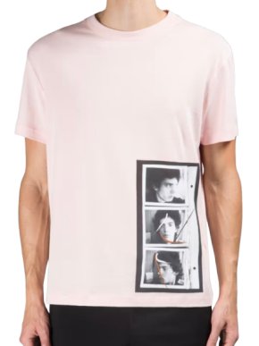Raf Simons Pink Cotton T-Shirt