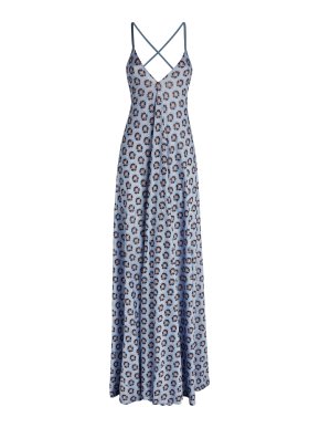 Etro Floral-Print Maxi Dress