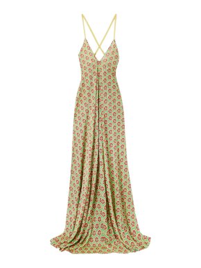 Etro  Printed Woven Maxi Dress