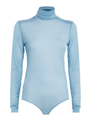 Maison Margiela Four-Stitch Sheer Bodysuit