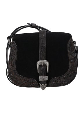 Polo Ralph Lauren Buckled Saddle Crossbody Bag