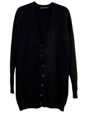 Ralph Lauren Navy Blue Cashmere Blend Cardigan