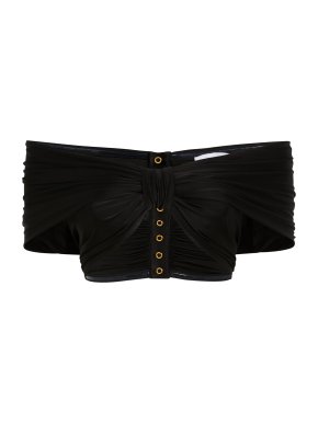 Paco Rabanne Knot Off Shoulder Top