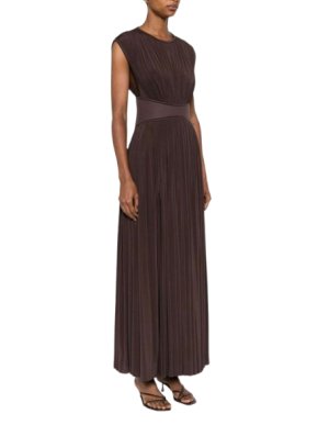 Zimmermann Brown Stretch Evening Dress