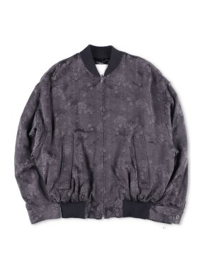 Song For The Mute Embroidered Floral Bomber Jacket