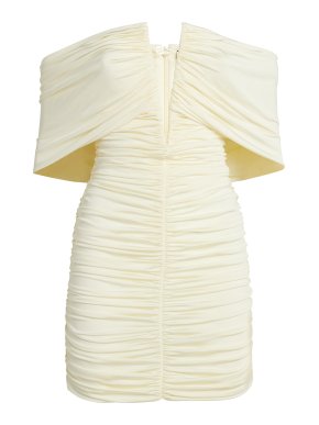 Magda Butrym Draped Off-Shoulder Minidress