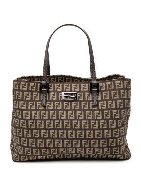 Fendi Small Zucchino Canvas Tote