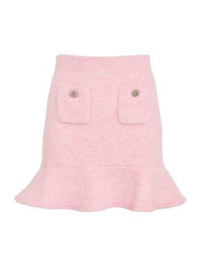 Self-Portrait Knit Mini Skirt