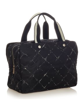 Chanel Old Travel Line Nylon Handbag